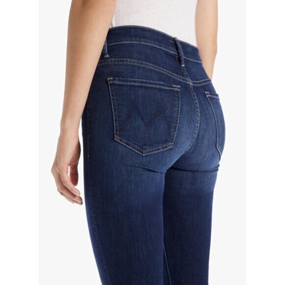 MOTHER The Stunner Ankle Fray Jeans in Teaming Up Size 29 - Picture 3 of 10